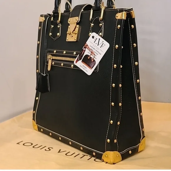 SOLD Louis Vuitton Vintage   2003 RARE SAHALI          LEATHER 'LE FABULEUX - Picture 2 of 15